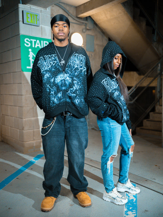 Project Gamble RhineStone Zip-Up