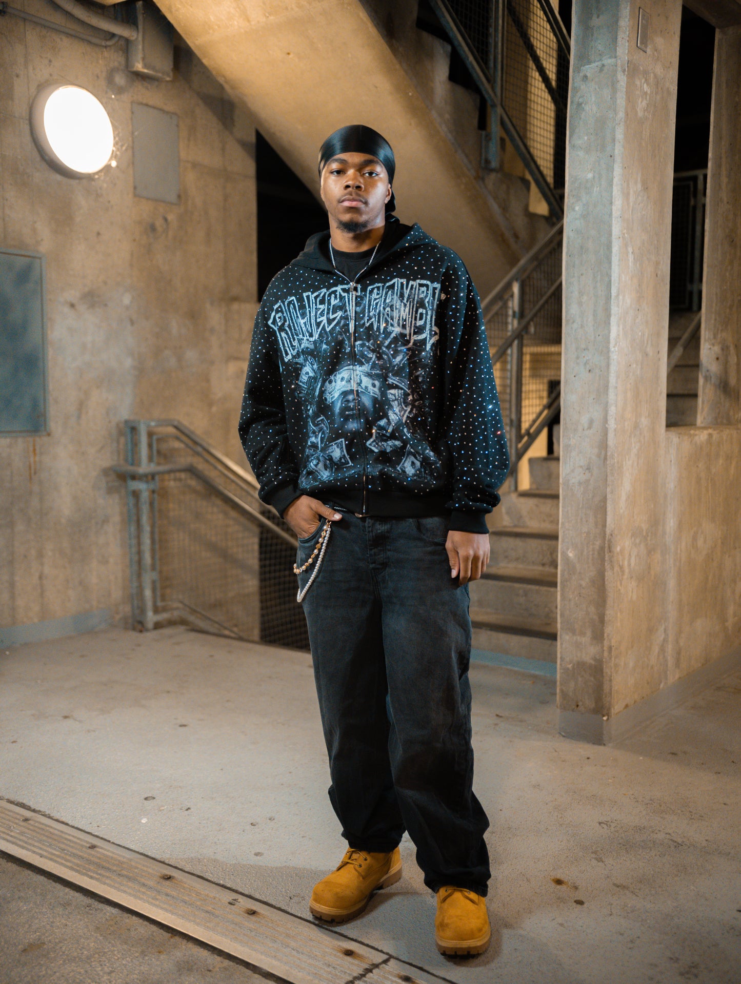 Project Gamble RhineStone Zip-Up